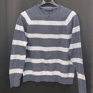 Banana Republic Striped Blue Sweater